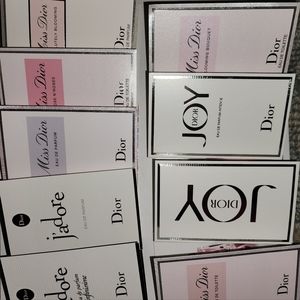Dior Women’s Perfume Collection Sample Spray Vial 9pc Set